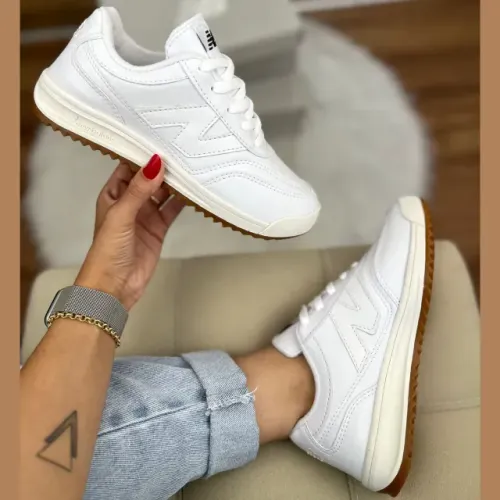 TÊNIS FEMININO BRANCO CASUAL