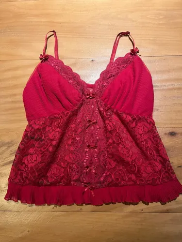 babydoll pink renda e lacinhos delicada fruit de la passion