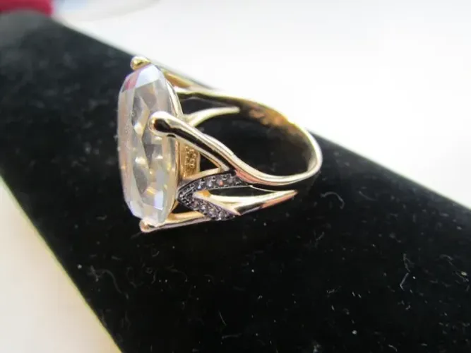 Anel Borboleta em Zircônia e Inox 304 - Tamanho 27 