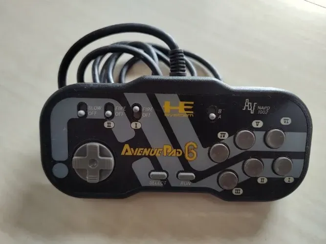 Controle para PC Engine 6 botões