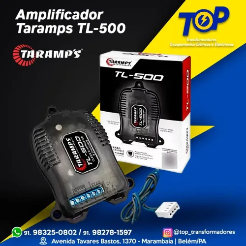 Amplificador Taramps TL-500 para Som Automotivo
