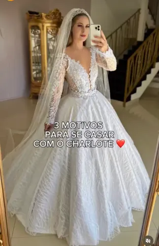 Vestido de Noiva 3 em 1