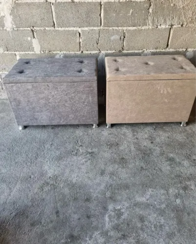 Puffs Baús Decorativos - Elegância e Conforto novos cada 