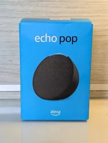 Caixa de Som Echo Pop Alexa Lacrada Amazon Asistente de Voz