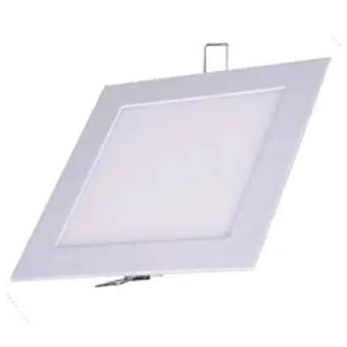 Painel Plafon Luminaria Led Quadrado Ultra Slim 18w Embutir branco quente 20X20/ 2010