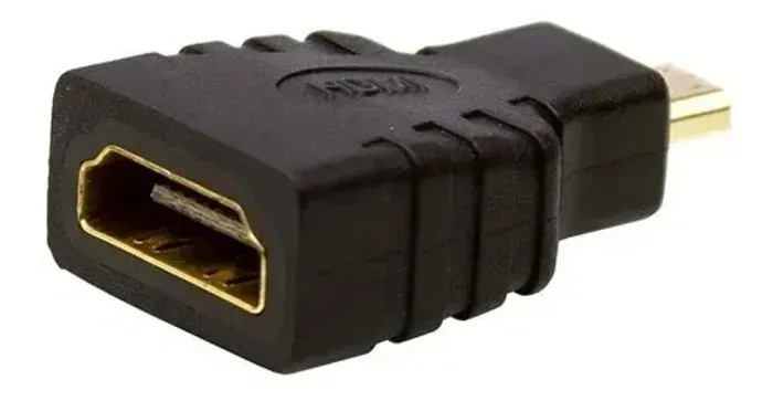 Conector Hdmi Fêmea Para Micro Hdmi Macho
