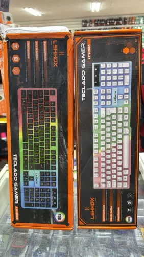 Teclado Gamer LED RGB LEHMOX LEY-2085 e LEY-2088