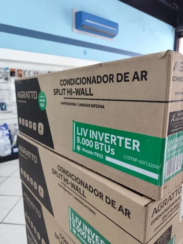 Ar Condicionado Split Agratto 9.000 BTUs Inverter - Novo