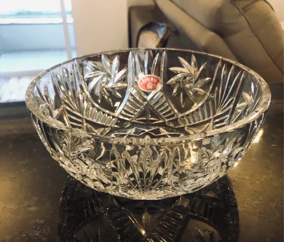 Tigela de Cristal Bohemia