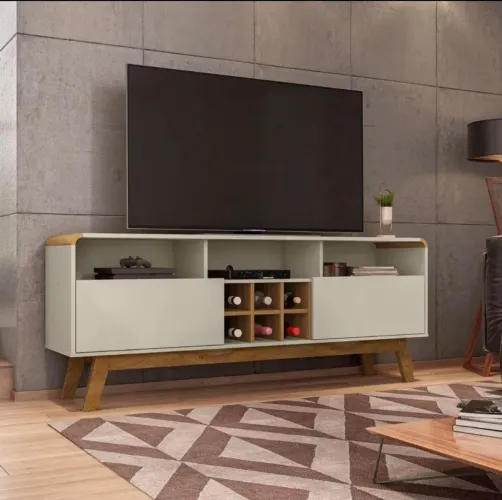 Rack Moderno com Adega Integrada