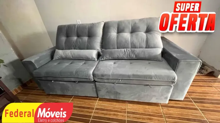 Sofá para Sala 2,50m Confortável - Super Oferta!