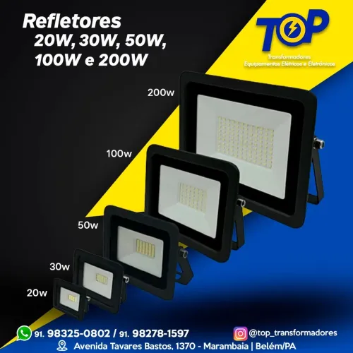 Refletores em Led