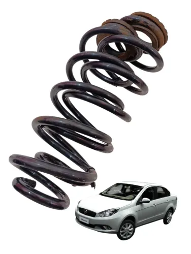 Par Mola Traseira Fiat Grand Siena 2014 Usada