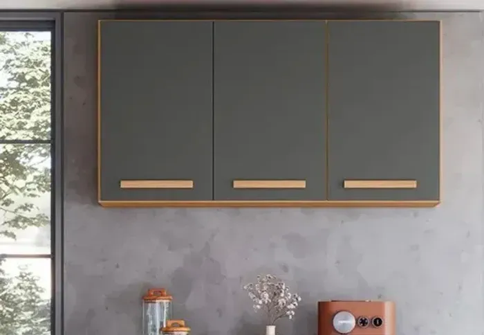 Armário Aéreo Tereza 120 Freijó/Chumbo