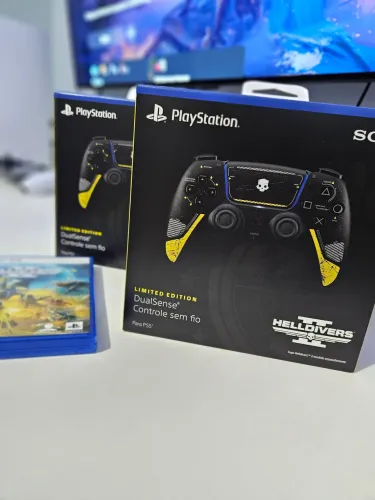 Controle DualSense Playstation 5 Edição Limitada Helldivers LACRADO