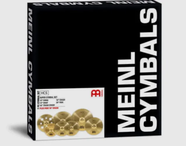 Kit de Pratos Meinl HCS Super Cymbal Set