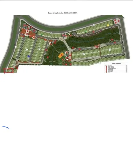 Terreno condomínio safira 300mts aceita financiamento