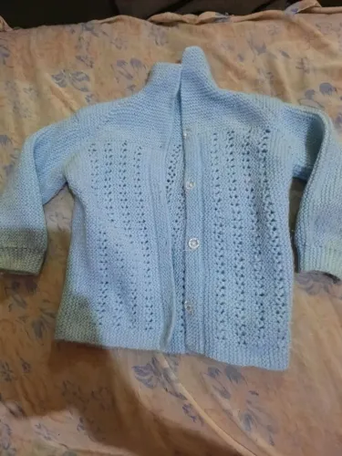 casaquinho de lã infantil