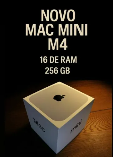 Novo Mac Mini M4 16GB RAM 256GB - LOJA FISICA 