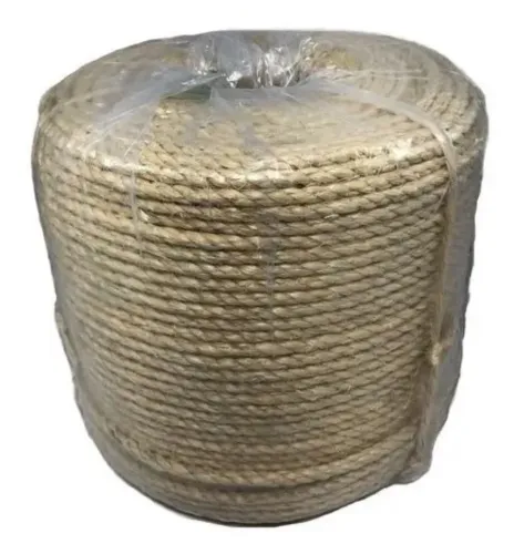 220M Sisal Natural 8mm - Corda pra Poço, Balanço, Arranhadores, Vasos
