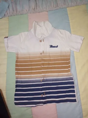 Camisa listrada para bebê - Tamanho 2 ano