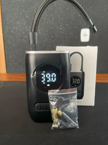 COMPRESSOR DE AR PORTÁTIL DIGITAL SEM FIO! PARA ENCHER PNEUS E INFLÁVEIS