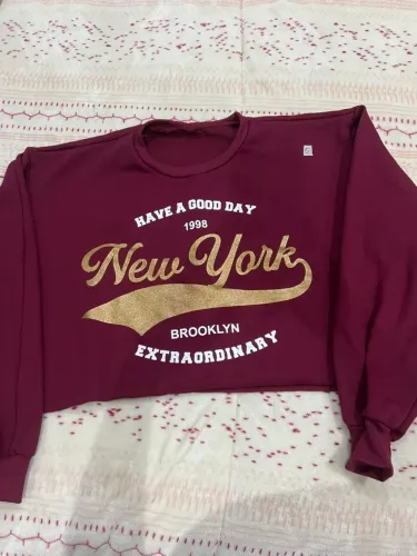 Blusa moletom Flanelado New York - Brooklyn - Cropped