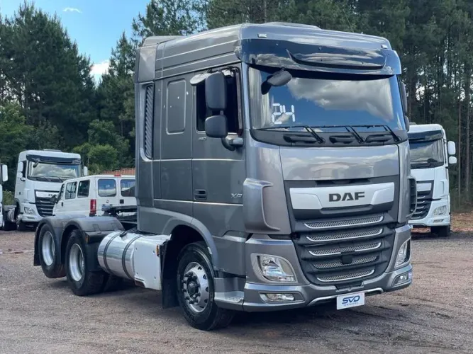 DAF XF 480 6X2 ANO 2024 EURO 6 TETO BAIXO COM 223 MIL KM - UNICO DONO 