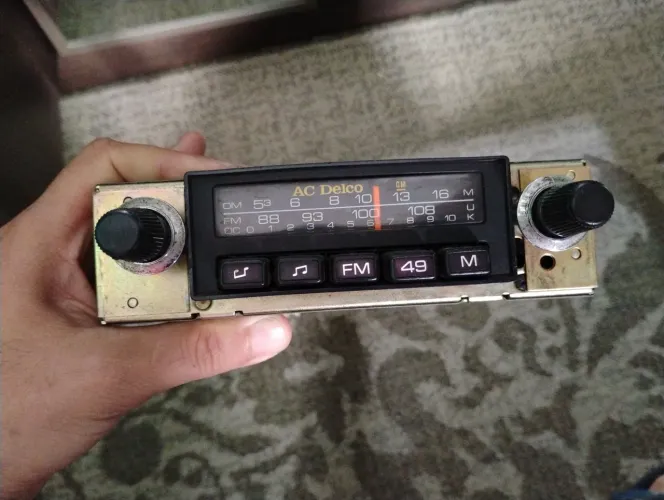 Rádio AC Delco GM Antigo (funciona). Original opala 80
