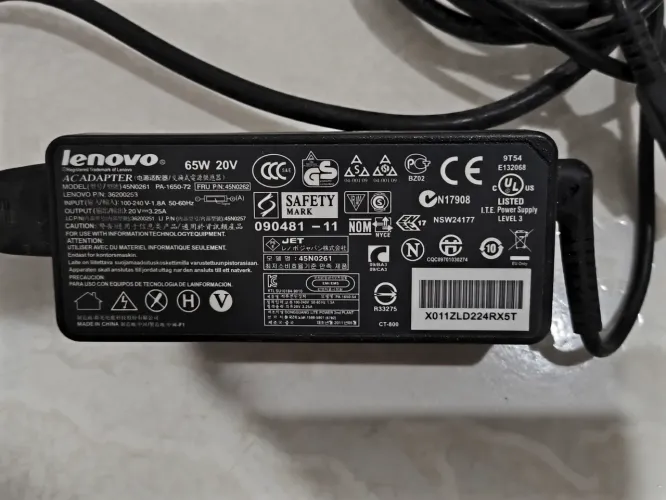 Fonte Para Notebook Lenovo 45n0261 PA-1650-72 3.25a 65W<br>