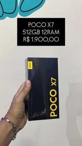 POCO X7 / 512GB / 12RAM / R$ 1.900,00 | Novo Lacrado | Loja Física