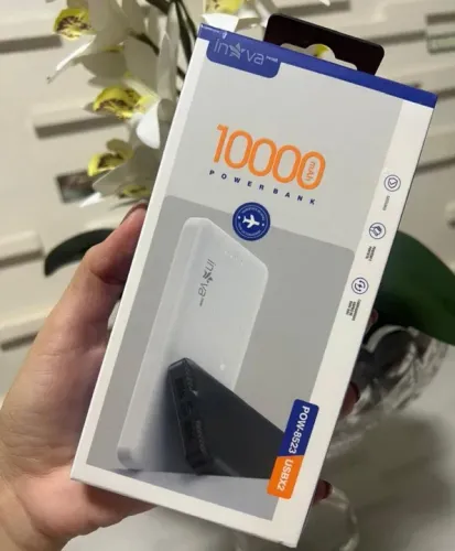 Power Bank Inova 10000 mAh - Novo