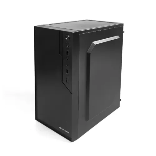  Gabinete Office C3Tech MT-26BK com Fonte 200W - Micro-ATX e Mini-ITX - WZetta