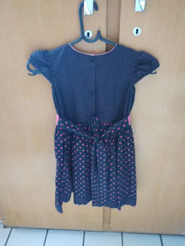 Vestidos infantil de bolinhas - 4 a 12 anos