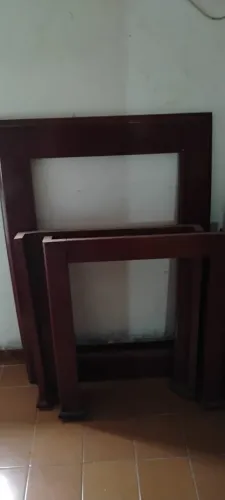 Mesa Jantar tampo vidro e 4 cadeiras