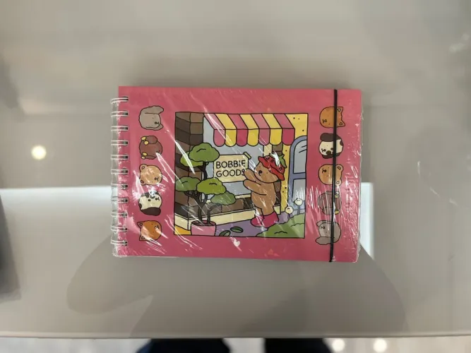 Cadernos Bobbie Goods 48pg - Rosa e Amarelo