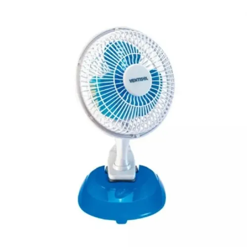 Ventilador de Mesa 127V Nacional Mini 20 Azul/Branco - Ventisol