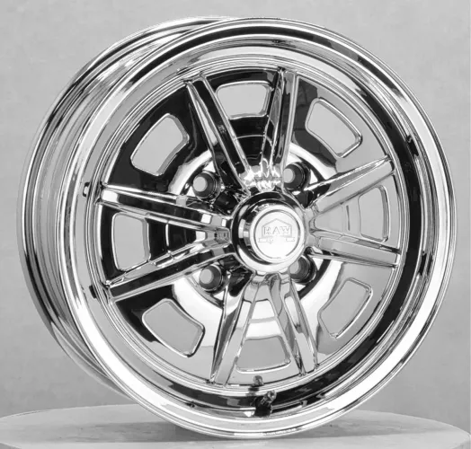 Rodas cromadas aro 15 RAW SPRINT 2 tala 5,6/7,0