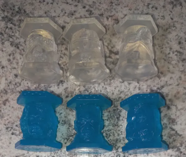 Lote com 6 abatons Star Wars