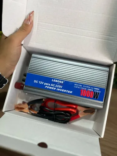 Inversor Automotivo Leboss 1000W - Transforme 12V para 220V