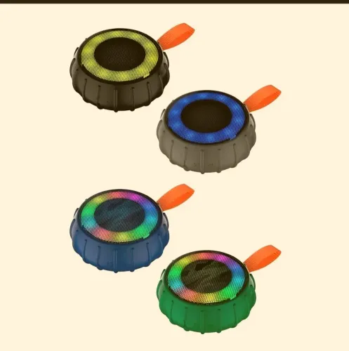 Mini Caixa de Som Resistente à Água Portátil com Alça