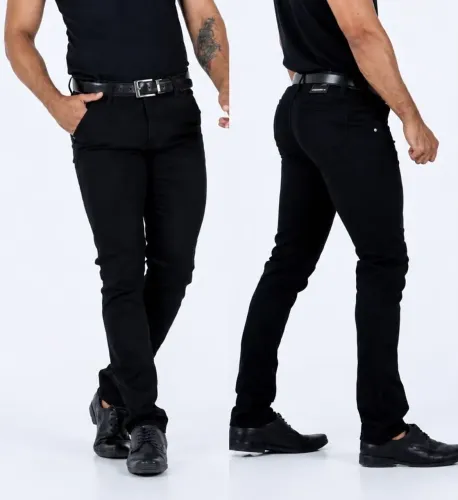 Calça brim masculina