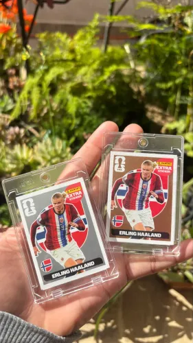Kit Erling Haaland Prata + Bronze Extra Sticker Panini Copa 2026