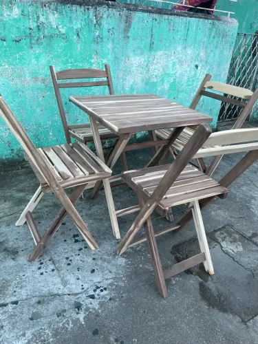 Conjunto 70x70 dobrável (novo)