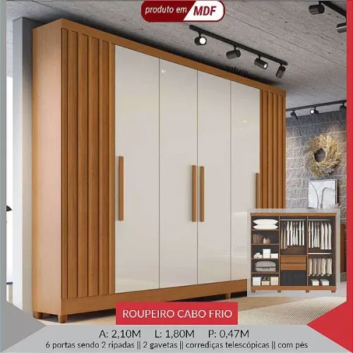 GUARDA ROUPA 1.80 LARGURA  R$ 1.500,00