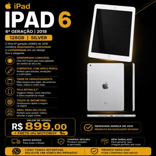 iPad 6 128gb 