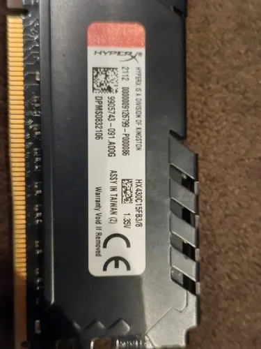 Memória DDR4 8GB Kingston Fury HyperX
