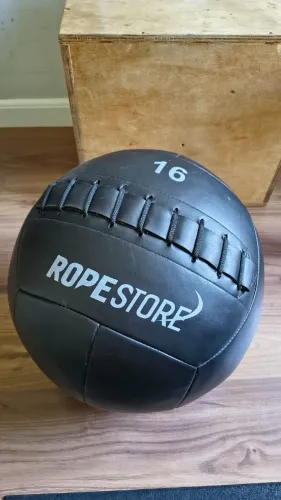 Bola crossfit 16lbs 8kg wallball medball ropestore 