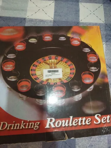 Jogo drinking roulette set