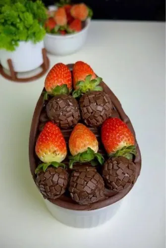 Ovos de colher para a páscoa